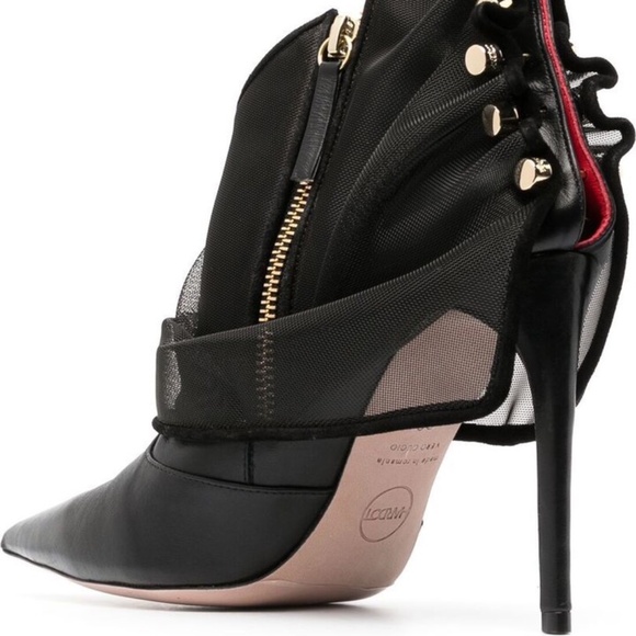 HARDOT SHEER OVERLAY ANKLE BOOTIES SIZE 39 NEW!!!! - Picture 1 of 12